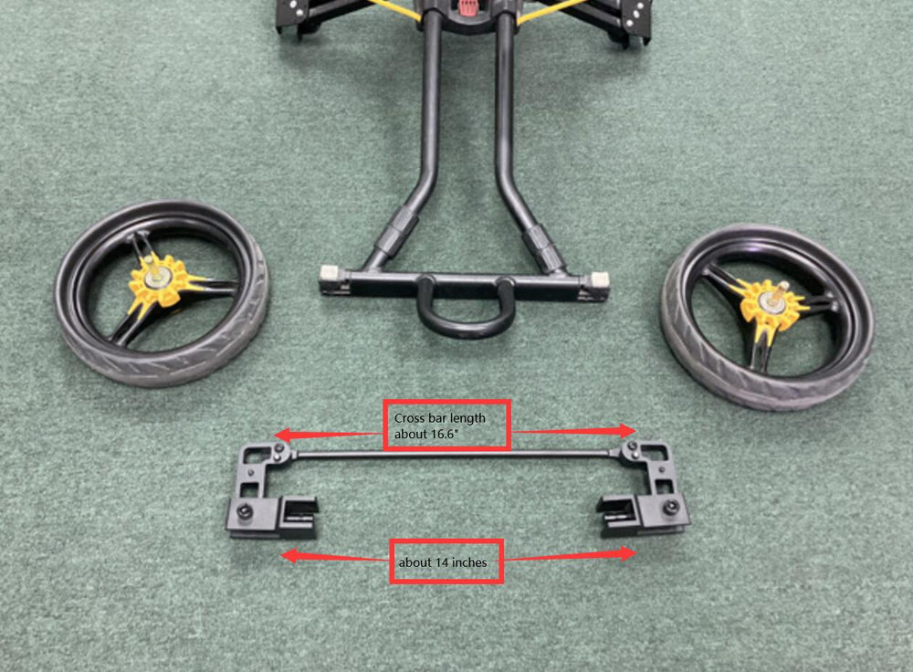 Swivel Conversion Kit for Bagboy Quad - Alphard Golf Canada