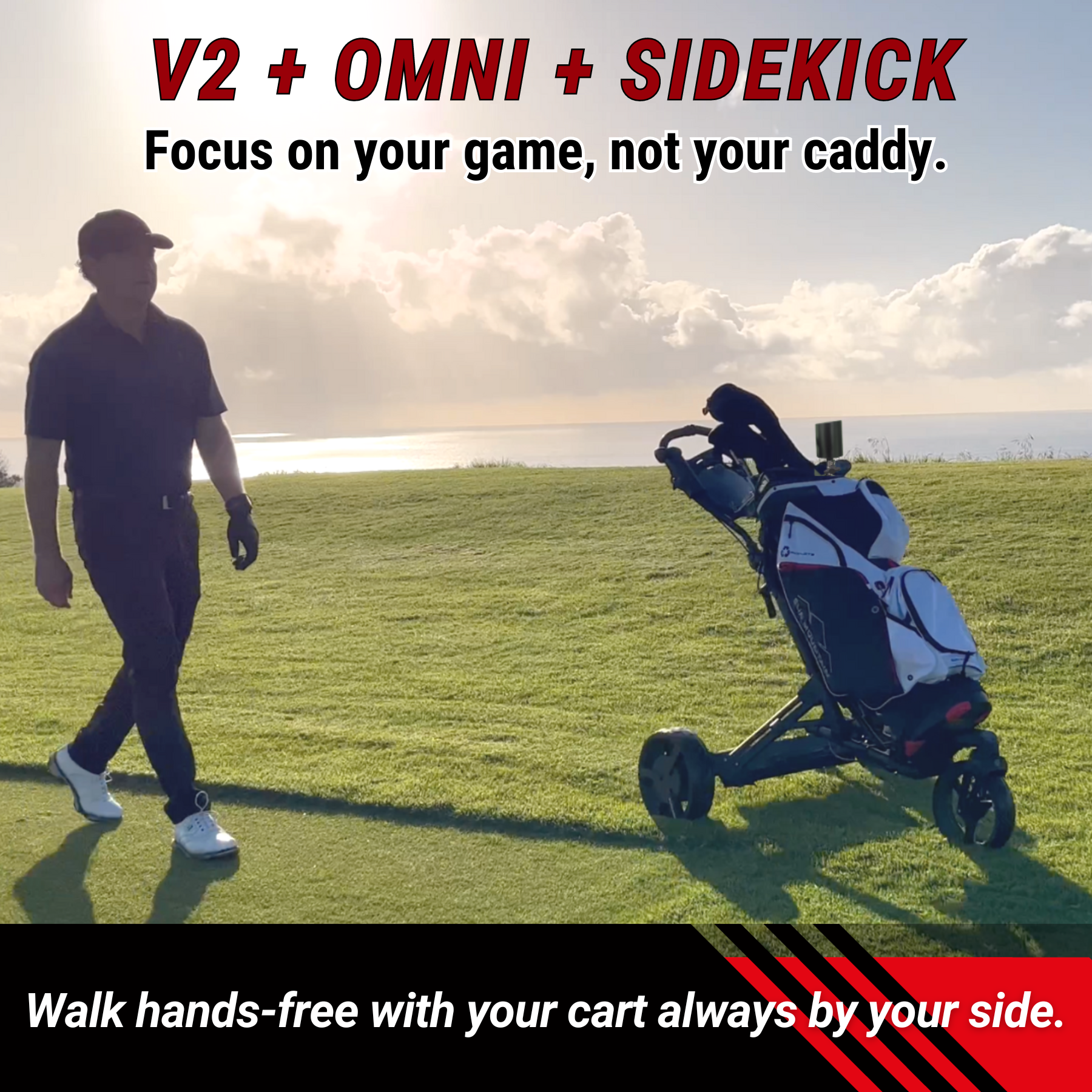 Club Booster V2 + Omni Cart + Sidekick - Alphard Golf Canada